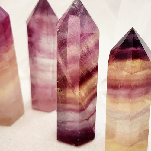 Magenta Fluorite Polished Point
