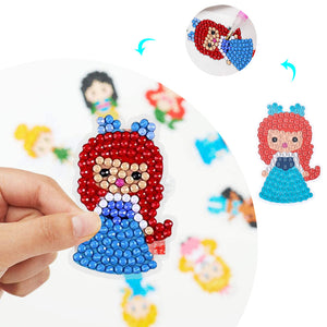 DIY Diamond Art Cute Fairy Stickers