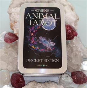 Oriens Animal Tarot Deck (pocket edition in a tin. 78 cards & guidebook)