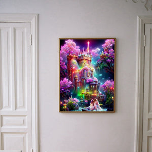 DIY Diamond Art Magical Castle Wall Art Kit