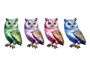 Owl Magnet (approx. 8x5cm. assorted colours)