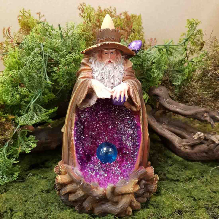 Wizard Backflow Incense Burner (LED. 2x AA batteries - not included)