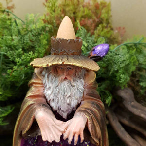 Wizard Backflow Incense Burner (LED. 2x AA batteries - not included)