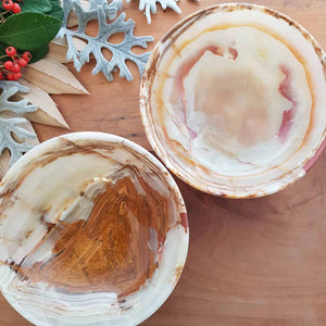 Banded Calcite Crystal Bowl | Small | Assorted