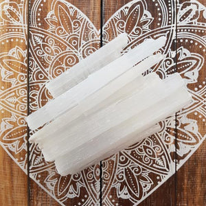 Selenite Rod aka Kindling (assorted. approx. 9.8-10.3x1.8-2.8x1.3-2.3cm)