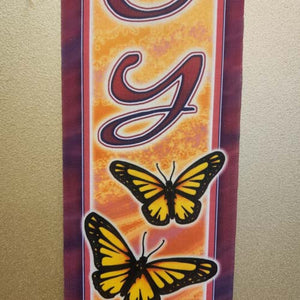Joy Butterfly Affirmation Banner