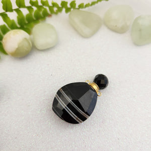 Black Onyx Keepsake Pendant