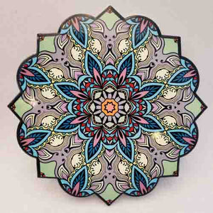 Purple & Blue Morrocan Ceramic Trivet