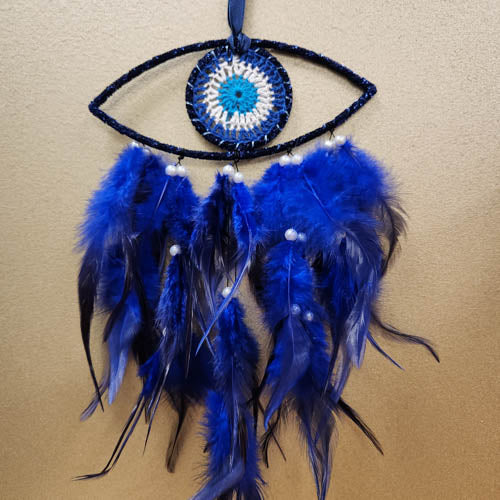 Blue Eye aka Evil Eye Dream Catcher