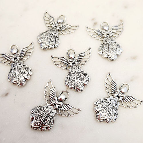 Angel Pendant (silver metal)