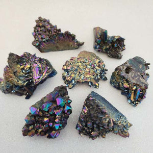 Titanium. aka Rainbow Quartz Cluster