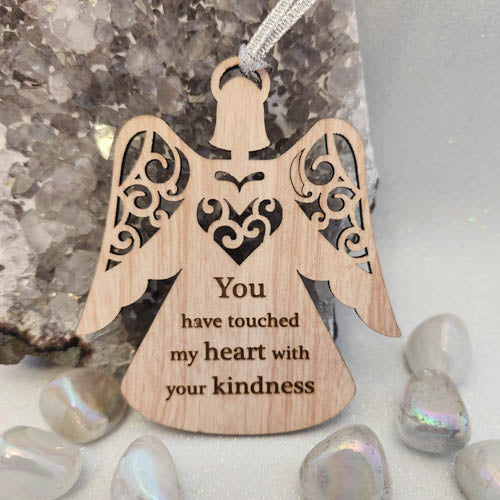 You Have Touched My Heart Hanging Ornament (10x9cm)