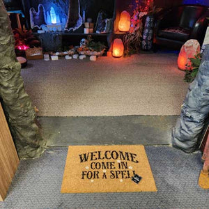 Welcome, Come In For A Spell Doormat