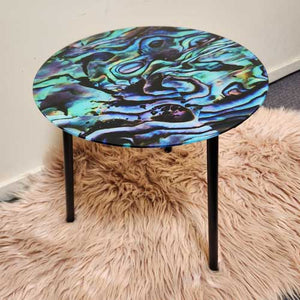 Paua Look Glass Table