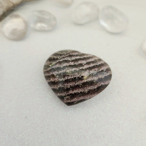 Aragonite Heart (approx. 3.5x4.2x1.7cm)