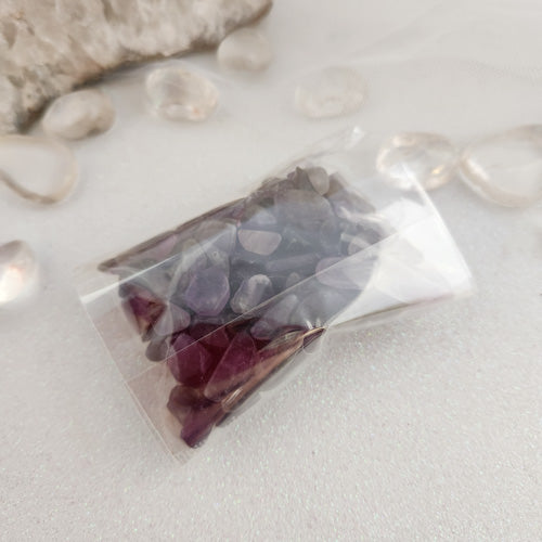 Amethyst Tiny Tumbled Chips (approx. 100gr)