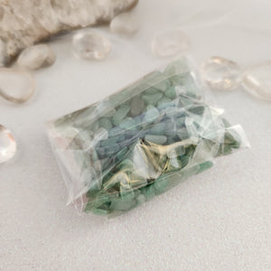 Green Aventurine Tiny Tumbled Chips