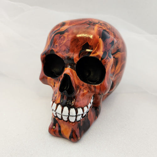 Skull with Flames