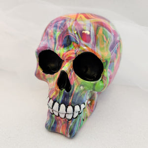 Marble Paint Skull