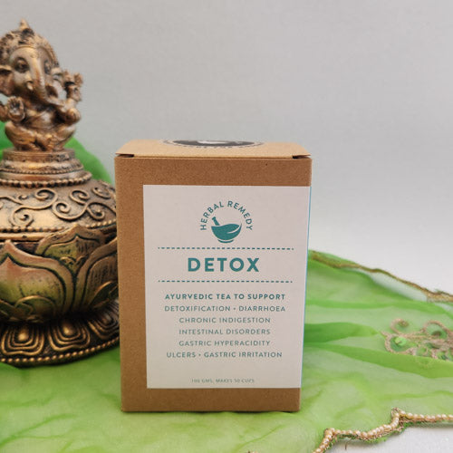 Detox Ayurvedic Tea (makes 50 cups to support Detox, chronic indigestions, intestinal disorders, gastric irritation & hyperacidity, ulcers, diarrhoea)