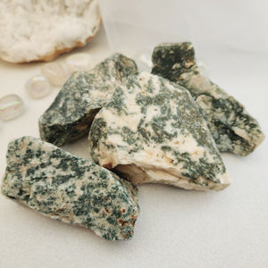 Moss Agate Rough Rock