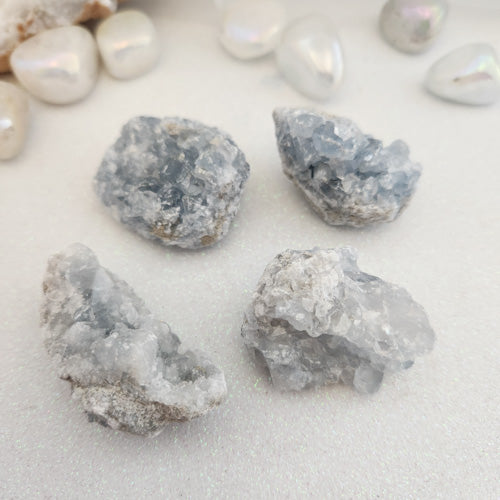 Celestite Cluster (assorted. approx. 4-5.4x2.6-4.2cm)