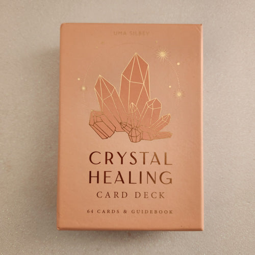 Crystal Healing Card Deck (64 cards and guide book)