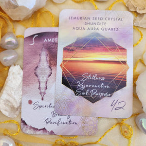Crystal Sound Healing Oracle Cards