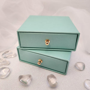 Blue Jewellery Gift Box with Drawer