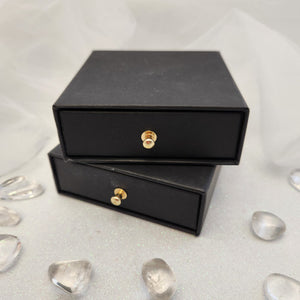 Black Jewellery Gift Box with Drawer