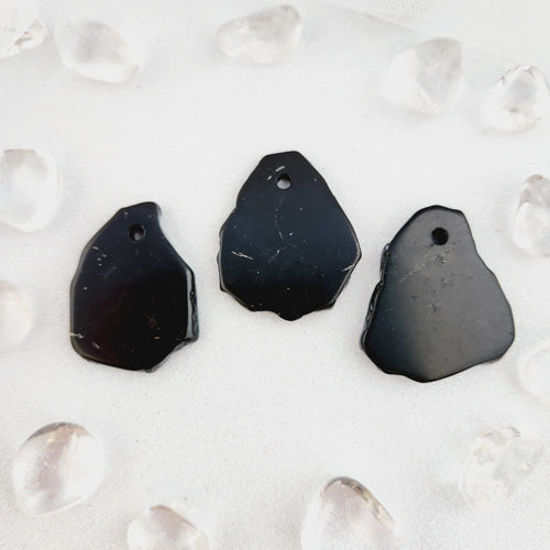 Tektite Polished Slice Pendant (assorted)