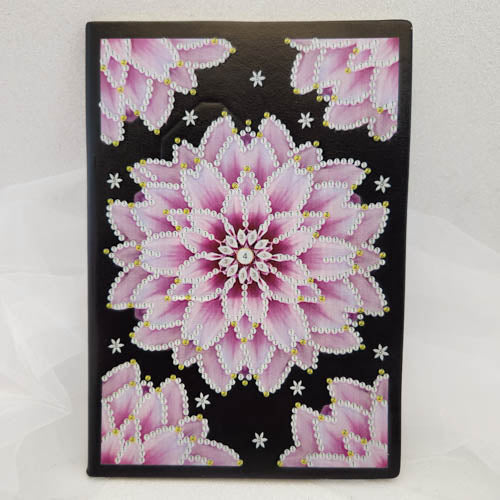 DIY Diamond Art Floral Note Book Kit (ready to bejewel)