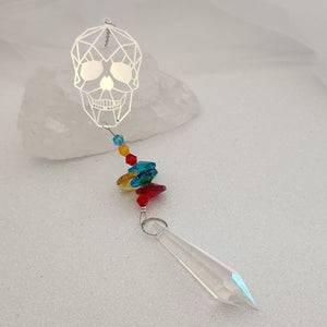 Skull with Hanging Prism