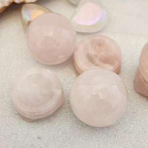 Rose Quartz Sphere & Stand