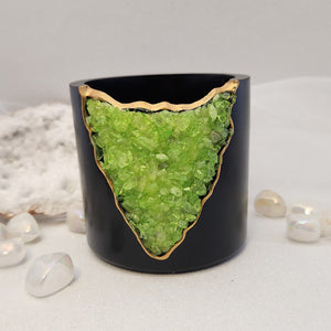 Peridot Crystal Planter