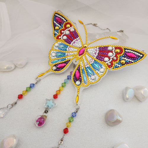 DIY Diamond Art Butterfly Hanging Kit (ready to assemble)