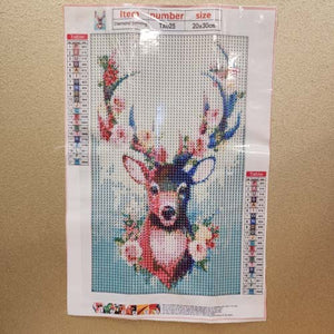 DIY Diamond Deer Wall Art Kit