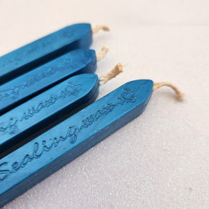 Blue Sealing Wax Stick with Wick