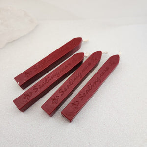 Dark Red Sealing Wax Stick with Wick