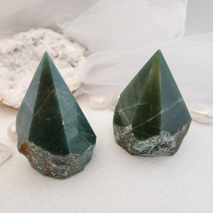 Green Aventurine Partially Polished Point