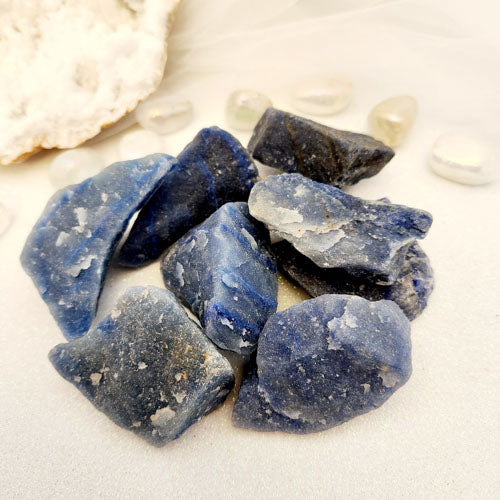 Blue Aventurine/Quartz Rough Rock (assorted. approx. 5-7.3x4.1-5.3cm)
