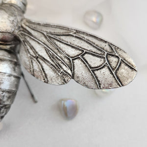 Silver Coloured Bee