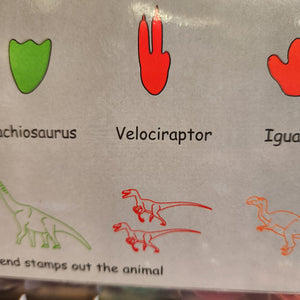 Velociraptor Dinosaur Stamp