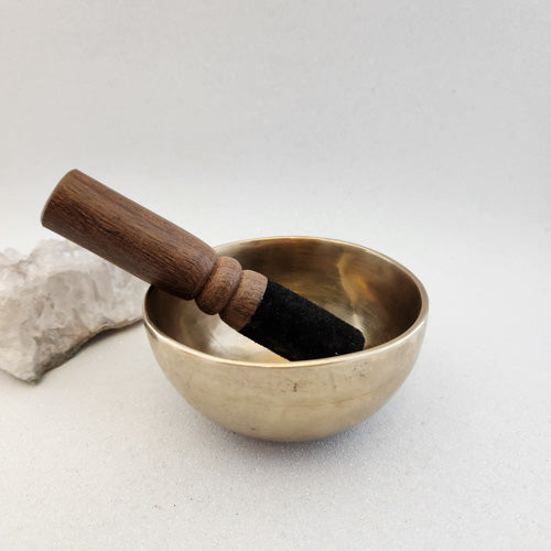 Hand Beaten Brass Singing Bowl (approx. 10cm diameter)