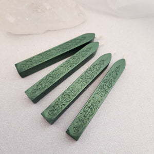 Green Sealing Wax Stick with Wick