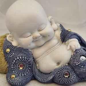 Blue Happy Buddha