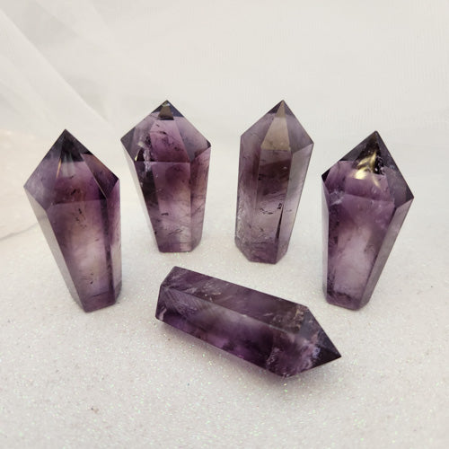 Amethyst Polished Point (assorted. approx. 5.1-5.5x2.2-2.8cm)