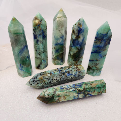 Shattuckite Polished Point (assorted. approx. 7.7-9x2-2.6cm)
