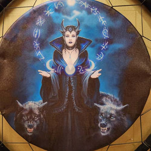 Moon Witch Dream Catcher by Anne Stokes