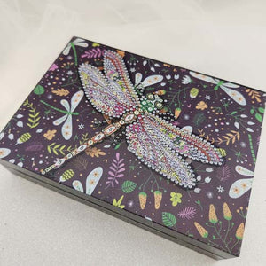 DIY Dragonfly Diamond Art Jewellery Box Kit